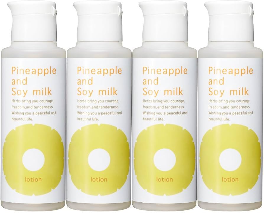 Amazon.co.jp: 鈴木ハーブ研究所 パイナップル豆乳ローション 100mL4本