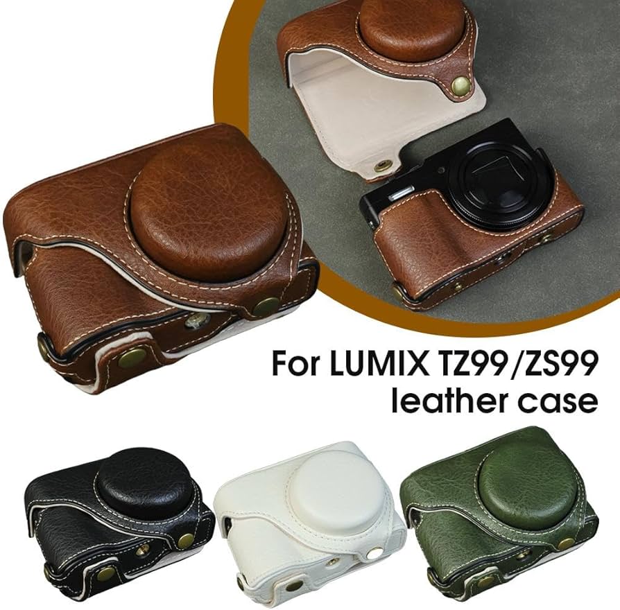 Amazon.co.jp: ケース Lumix DC-TZ99デジタルカメラ用 PUレザー保護