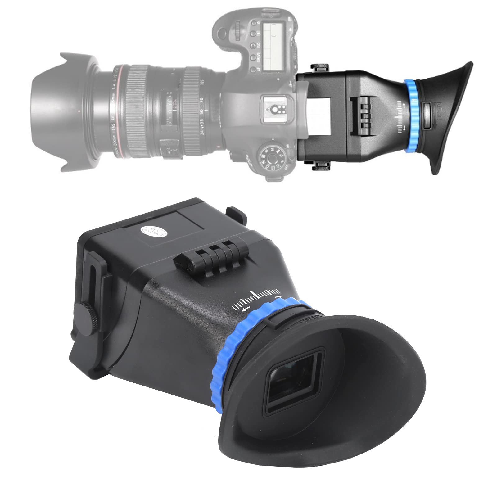 Amazon.co.jp: 3X カメラ ビューファインダー、 光学ガラス 固定焦点