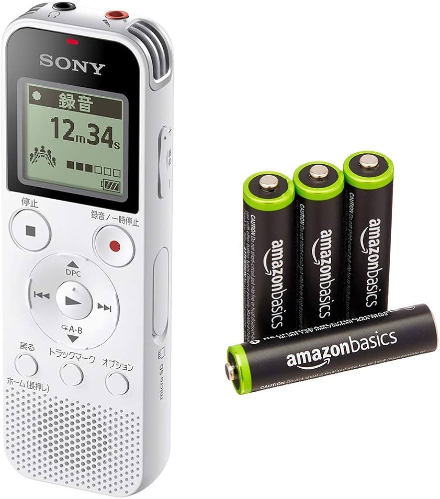 Amazon | ソニー SONY ICレコーダー ICD-PX470F W ホワイト 4GB リニア