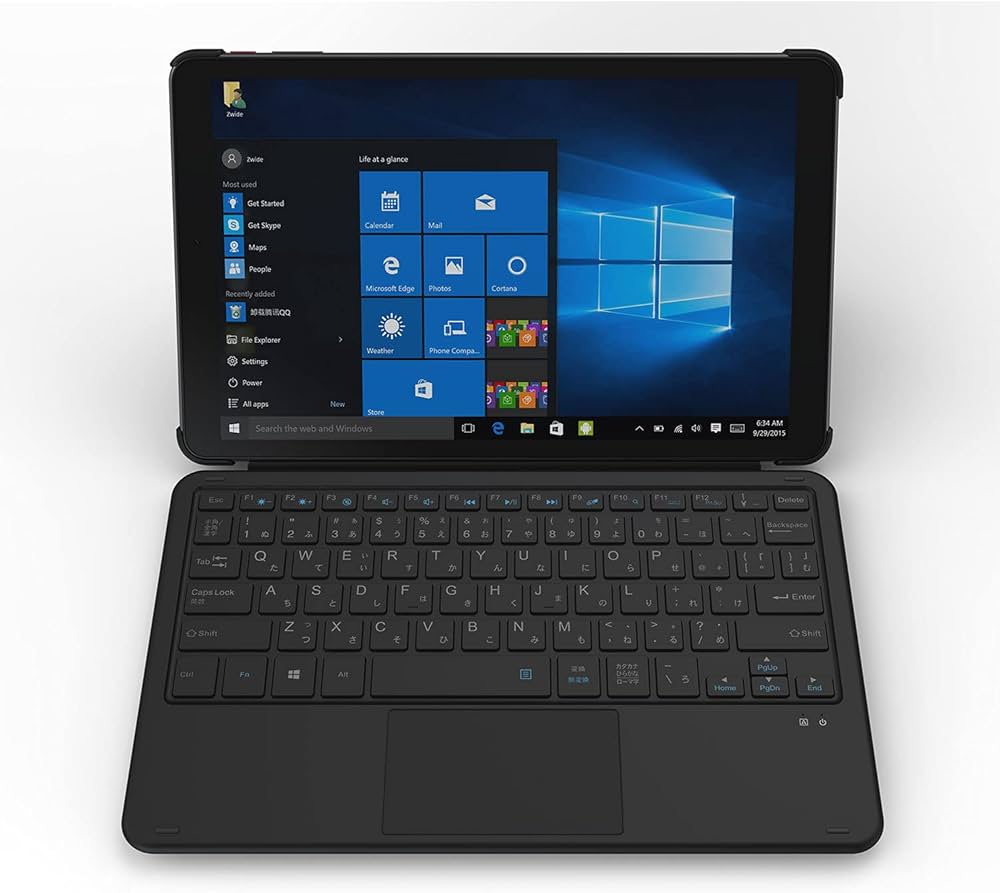 Amazon.co.jp: 2in1 ノートPC 10.5型 WUXGA IPS液晶 タッチパネル 容量