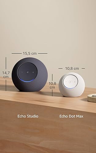 Amazon Echo Studio (nieuwste generatie), compact ontwerp