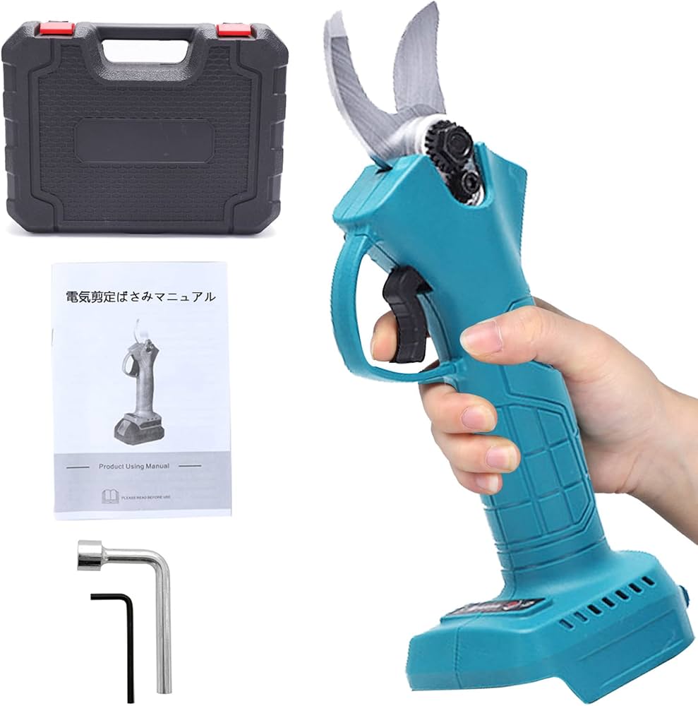 Amazon | 充電式剪定ばさみ コードレス プロ 電動ハサミ 切断枝径30mm