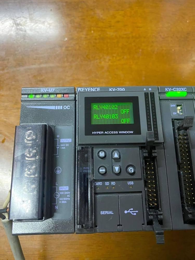 Amazon.co.jp: 4B088 KEYENCE キーエンス PLC シーケンサー KV-700 KV