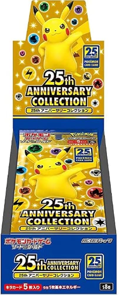 Pokemon Card Game Sword & Shield Expansion Pack 25th Anniversary