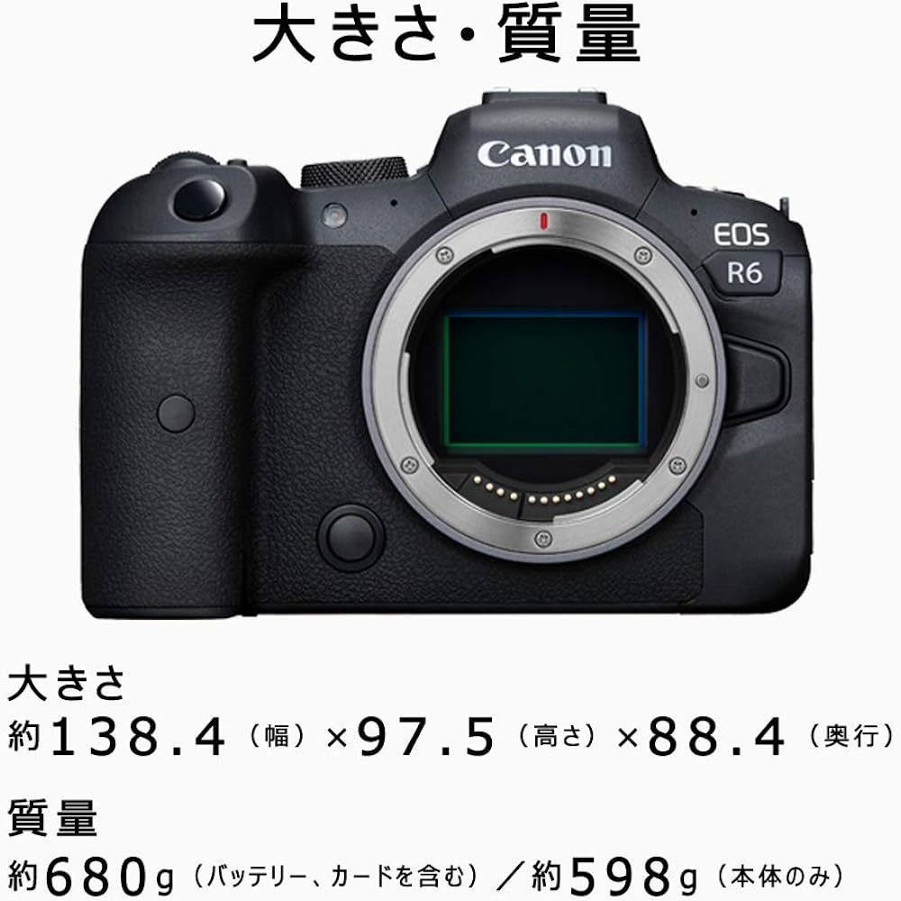 Amazon | 【整備済み品】 キヤノン Canon ミラーレス一眼カメラ EOS R6