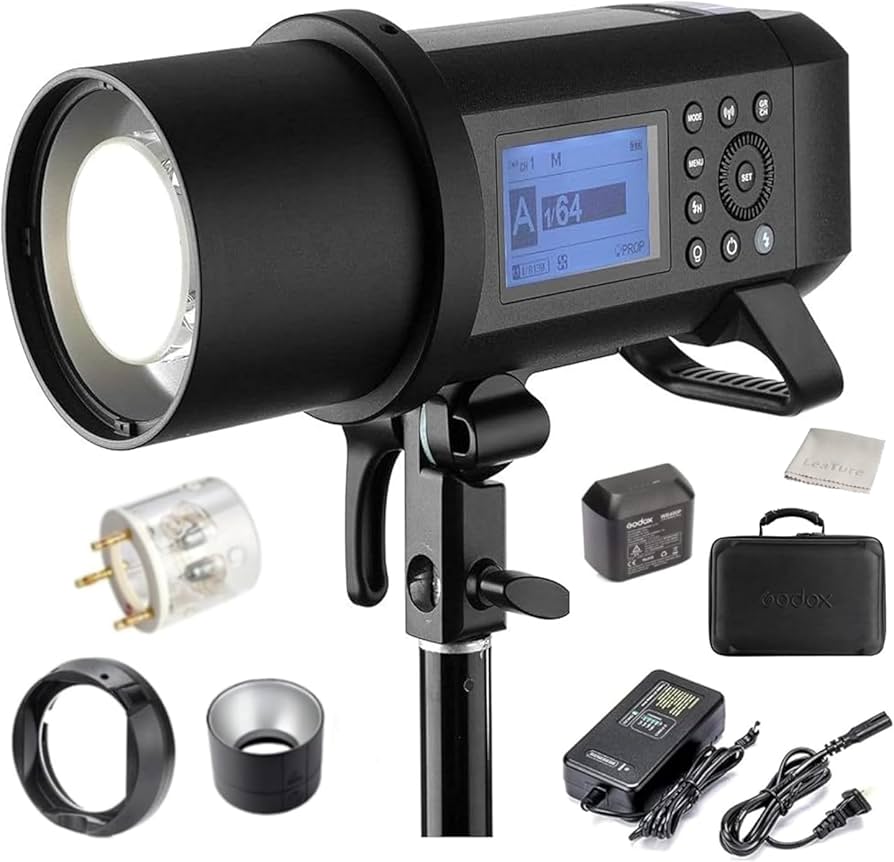 Amazon.com : Godox AD400 Pro All-in-one Outdoor Strobe Flash with