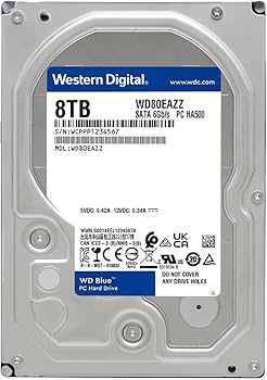 Western Digital 8TB WD Blue PC Internal Hard Drive HDD - 5640 RPM