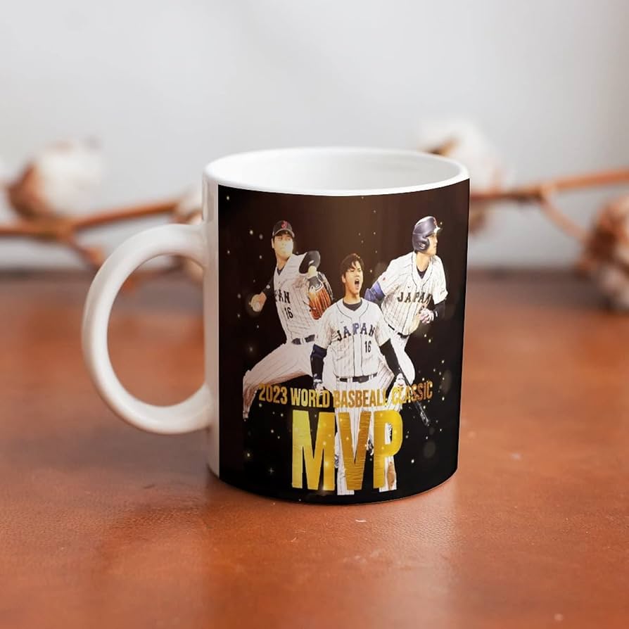 Amazon.co.jp: 2023 WBC 侍JAPAN 大谷翔平 MVP マグカップ セラミック