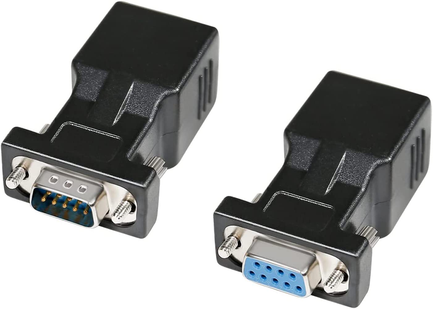 Amazon.co.jp: DTECH 2 Pack RS232 RJ45 変換 シリアル アダプター DB9