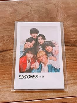 Amazon.co.jp: SixTONES 音色 特典 ポラロイド風カード チェキ : おもちゃ