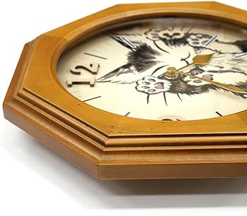 Amazon.co.jp: [わちふぃーるど] ダヤン にゃんキューテイル振子時計