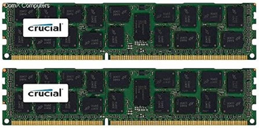 Crucial 32GB Kit (16GBx2) DDR3/DDR3L-1600 MT/s (PC3-12800) DR x4