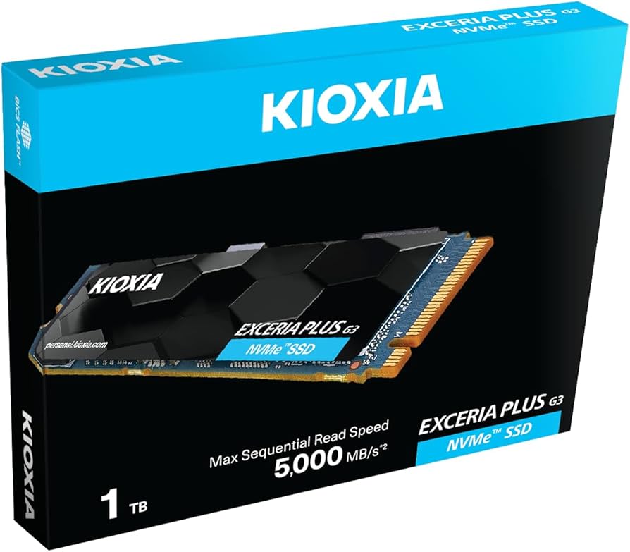 Amazon.com: KIOXIA EXCERIA PLUS G3 SSD 1TB - M.2 2280 PCIe Gen4