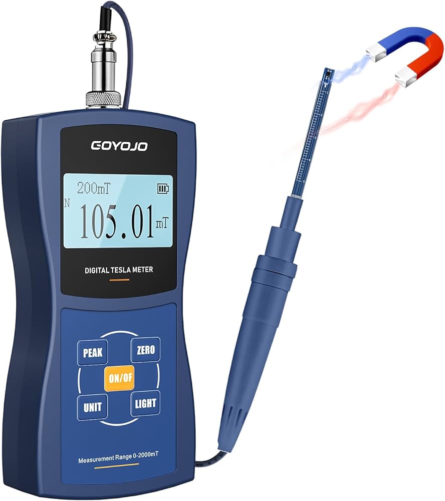 Amazon | デジタル テスラメーター ガウスメーター ハンディータイプ