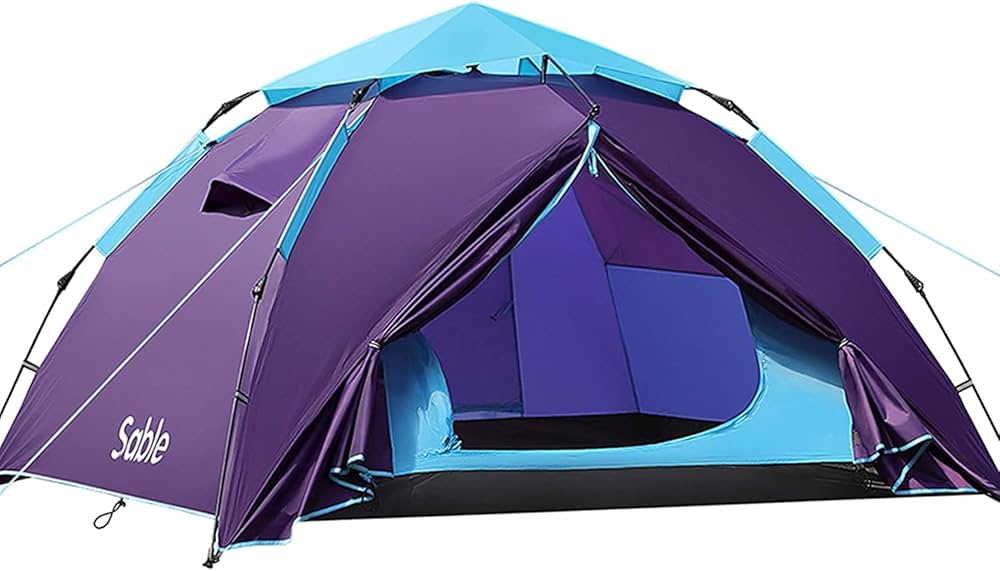 Amazon.co.jp: セーブル(Sable) テント 数秒設営 ワンタッチ キャンプ