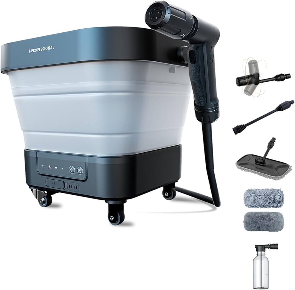 Amazon | T-PROFESSIONAL 高圧洗浄機 2.0 スペシャルセット ハンディ