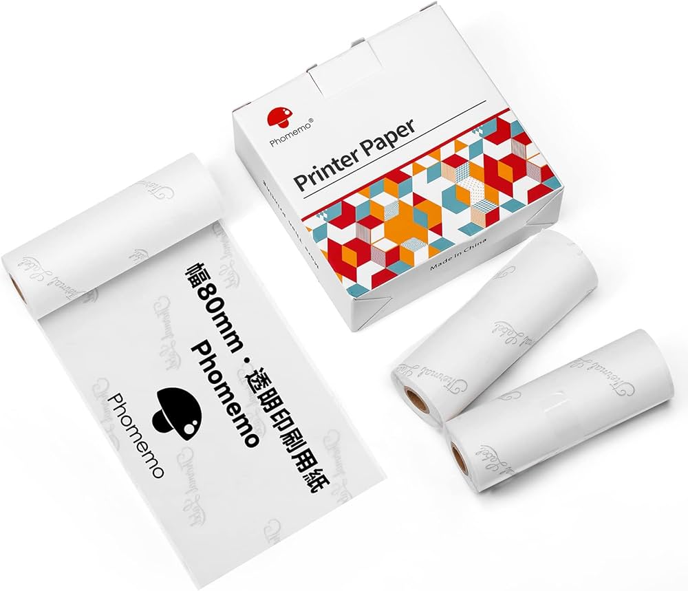 Pmo M04AS 封筒型プリンター 感熱ロール付き Amazon.co.jp: Phomemo