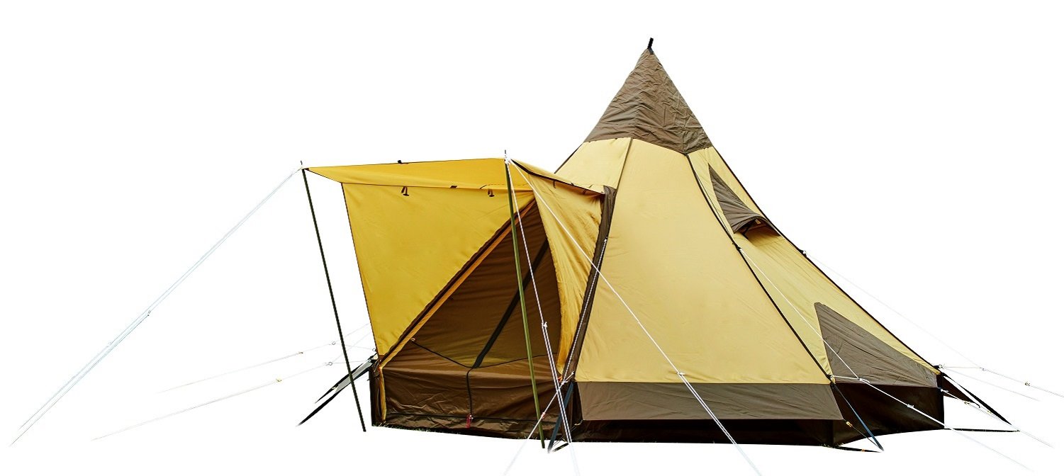 Amazon | ogawa(オガワ) テント ピルツ12 [5~6人用] ブラウン×サンド