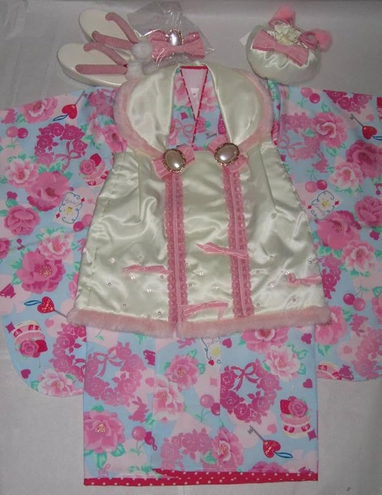 Amazon.co.jp: 松田聖子ブランド七五三 3歳 着物.被布.女の子セット