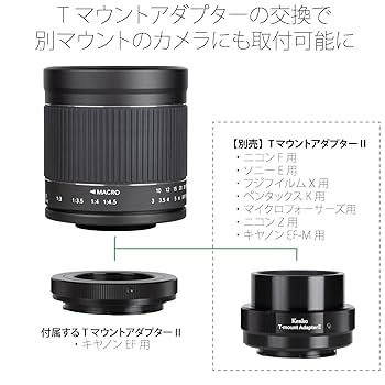Amazon.co.jp: Kenko 望遠レンズ ミラーレンズ 400mm F8 NIIS キヤノン
