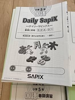 ㉒か サピックス SAPIX 1年生 テキスト ディリーサピックス 最新版