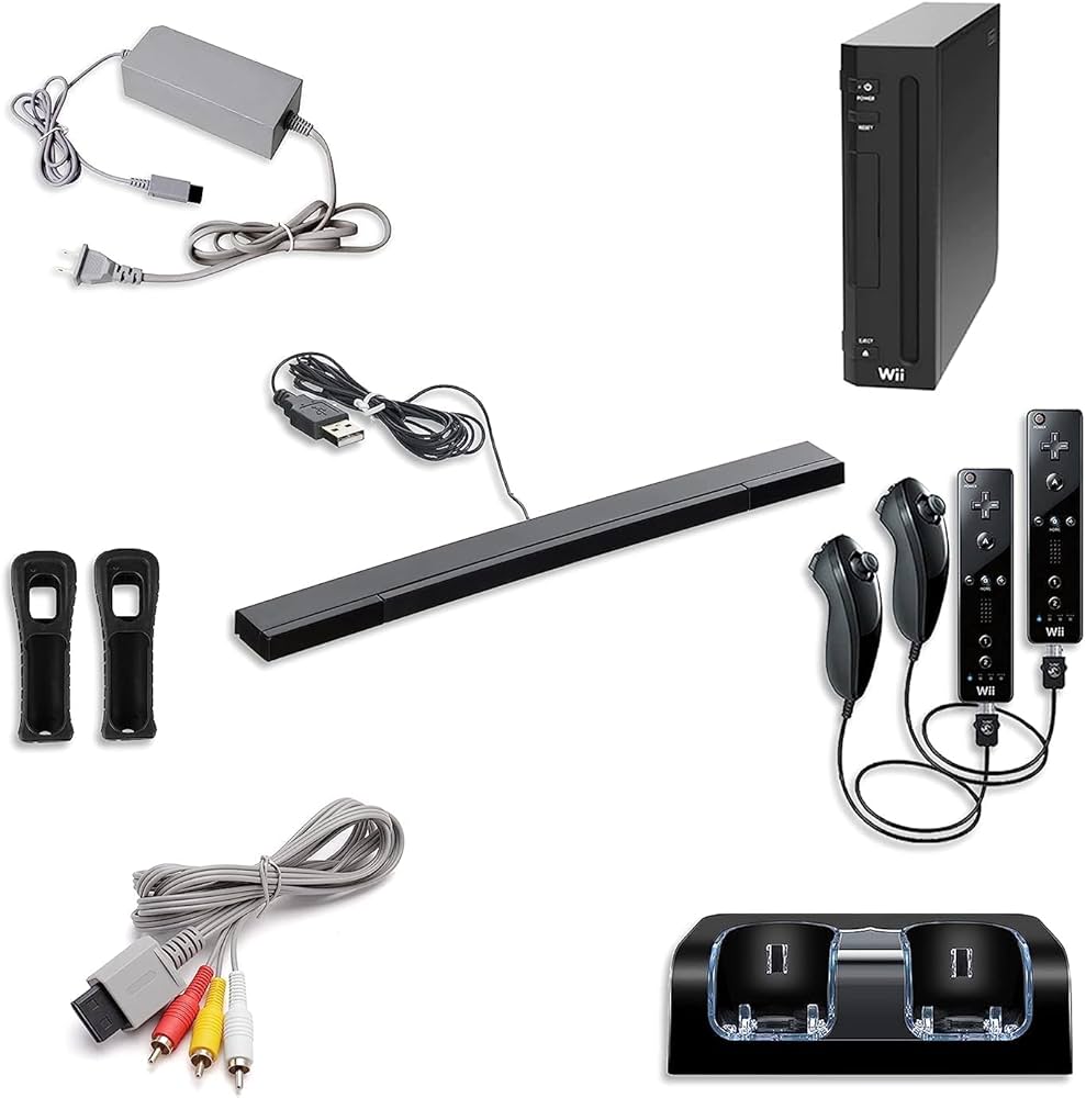 Amazon.com: Nintendo Wii Console, Black Premium Bundle (Renewed