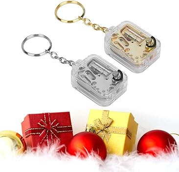 Amazon.co.jp: Garsent ミニオルゴールキーホルダー、持ち運びに便利な