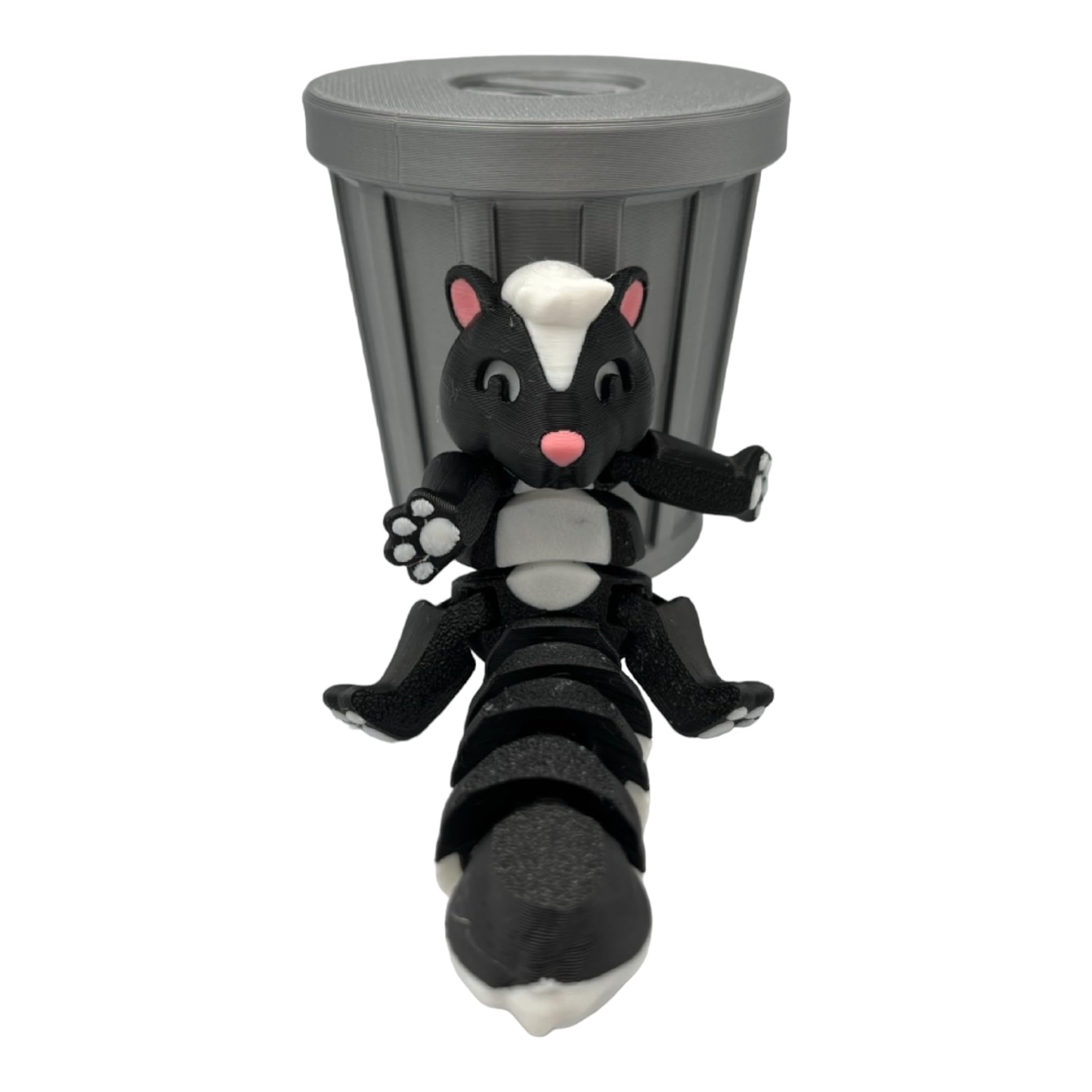 Amazon.com: ZZ LIFE Articulating Skunk Fidget Animal with Trash
