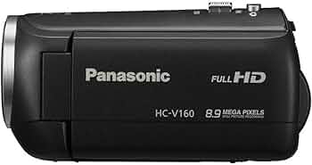 Amazon.com : Panasonic HC-V160 Long Zoom Camcorder : Electronics
