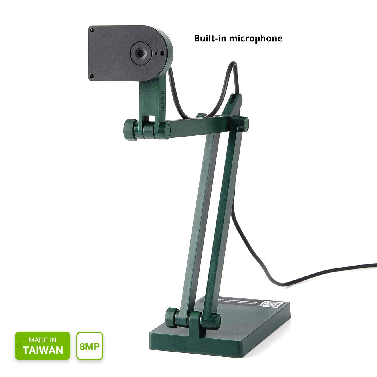 Amazon.co.jp: IPEVO 書画カメラ V4K 視野角72° 800万画素 4K(UHD) USB