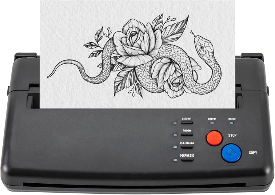 Amazon | タトゥー転写ステンシルマシン コピー機 プリンター サーマル