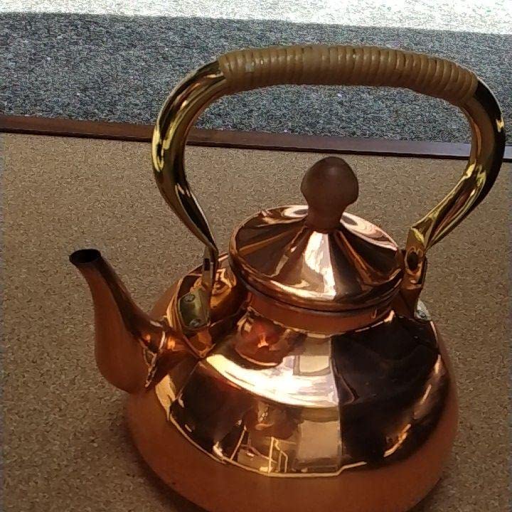 Amazon.co.jp: 銅製 やかん ケトル カッパー アンティーク ビンテージ