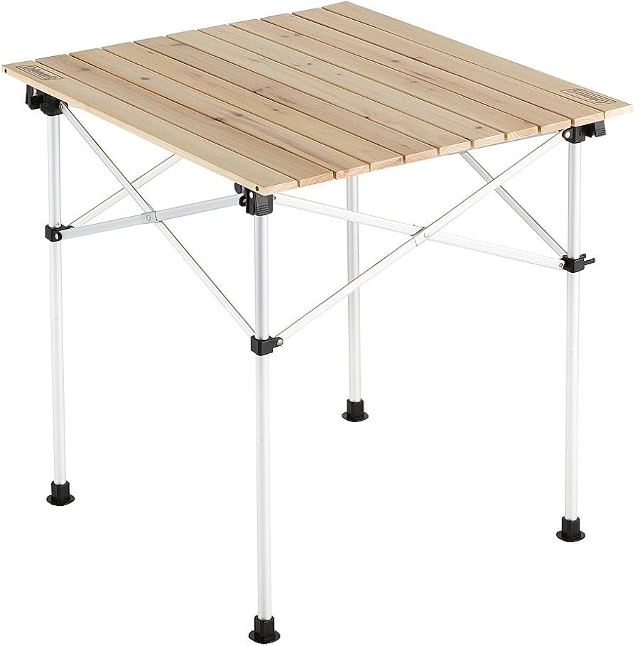 Amazon | Coleman(コールマン) テーブル ナチュラルウッドロール