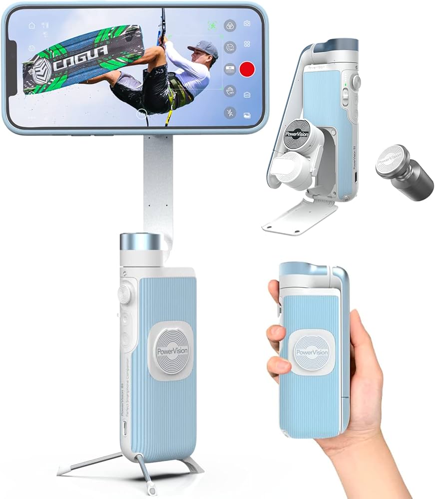 Amazon.com: PowerVision S1,Smartphone Gimbal - Portable, Wireless