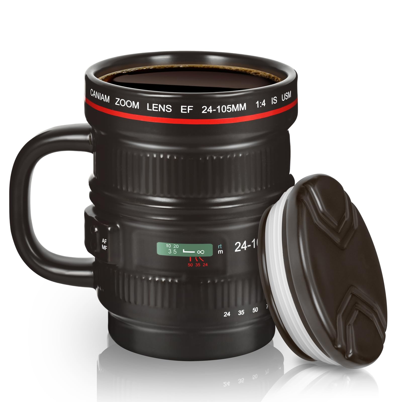 Amazon.com: Cabtnca 16Oz Camera Lens Coffee Mug, Cool Photography