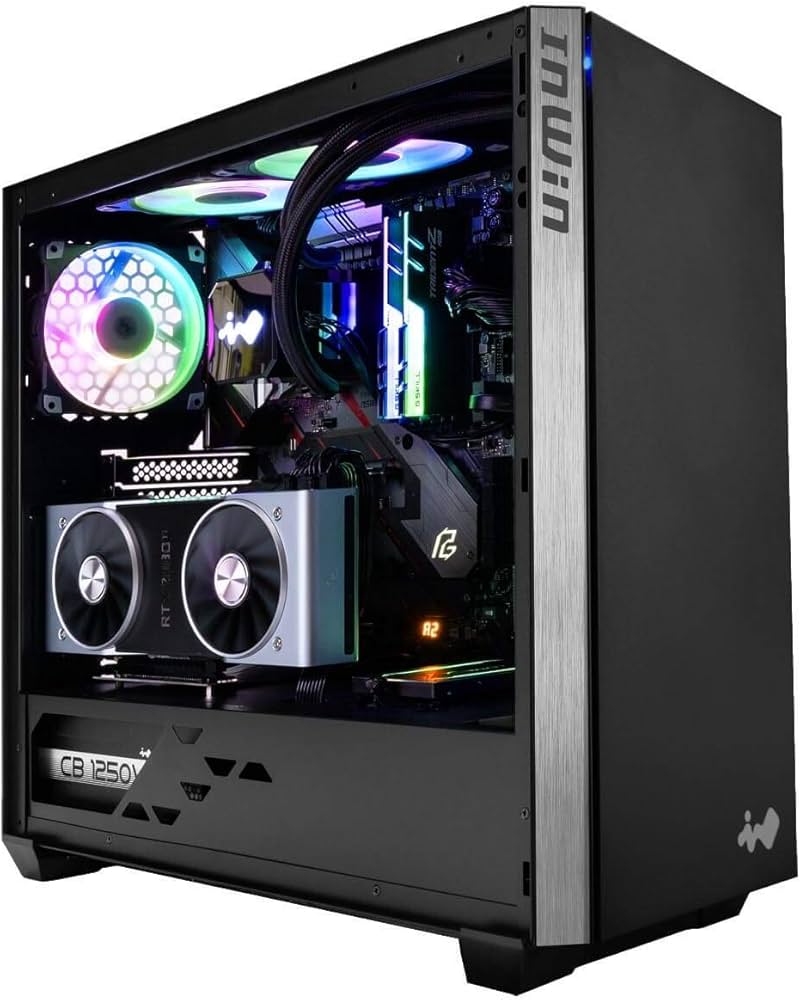 Amazon | INWIN E-ATX対応 シンプルデザインのミドルタワーケース [ CS