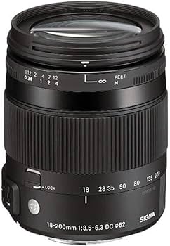 Sigma 18-200mm f/3.5-6.3 DC Auto Focus OS (Optical Stabilizer