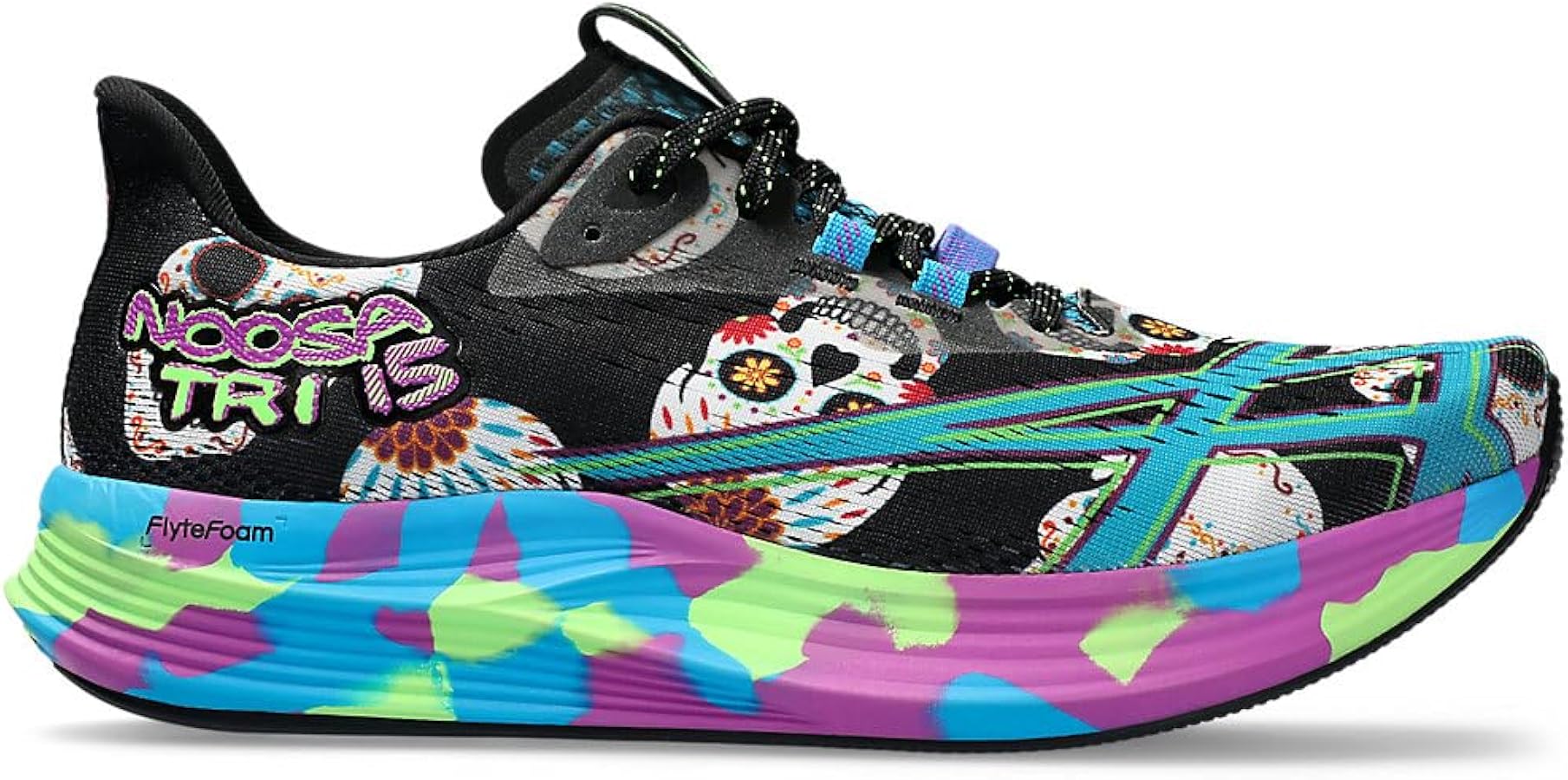 Amazon | ASICS Noosa Tri 15, ブラック/アイランドブルー, 10