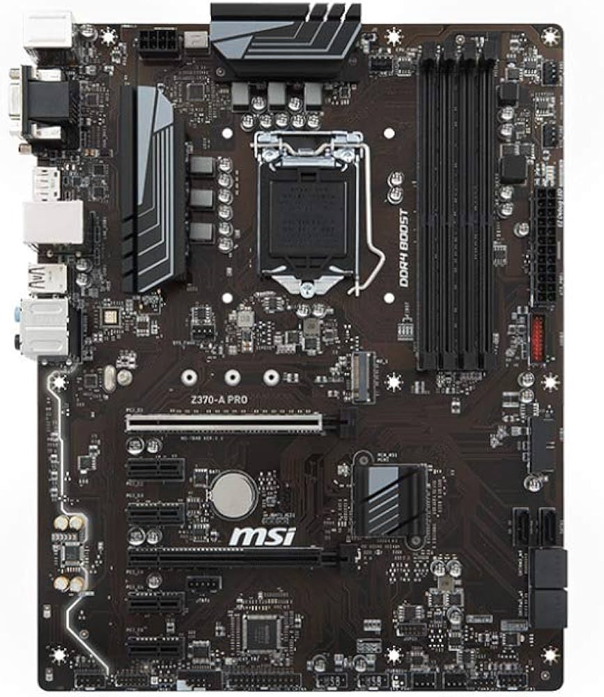 Amazon | MSI Z370-A PROインテルソケットチップセットマザーボード