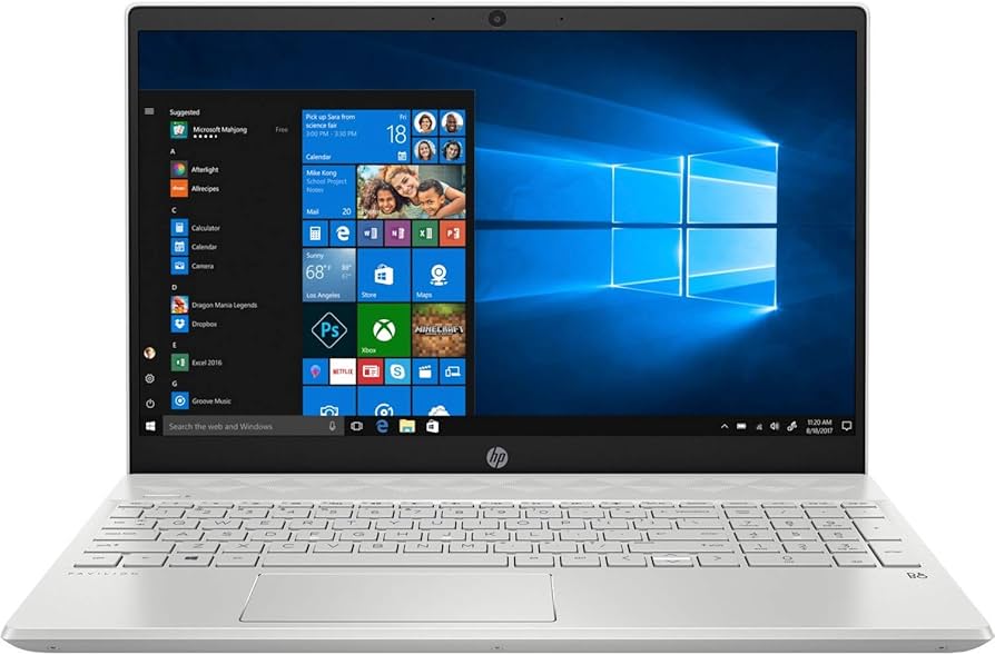 Notebook HP Pavilion de 15,6 polegadas FHD, processador Intel Quad