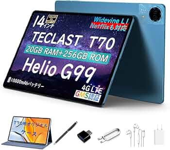 Amazon.co.jp: TECLAST T70 大画面 14インチ タブレット Android 15 OS