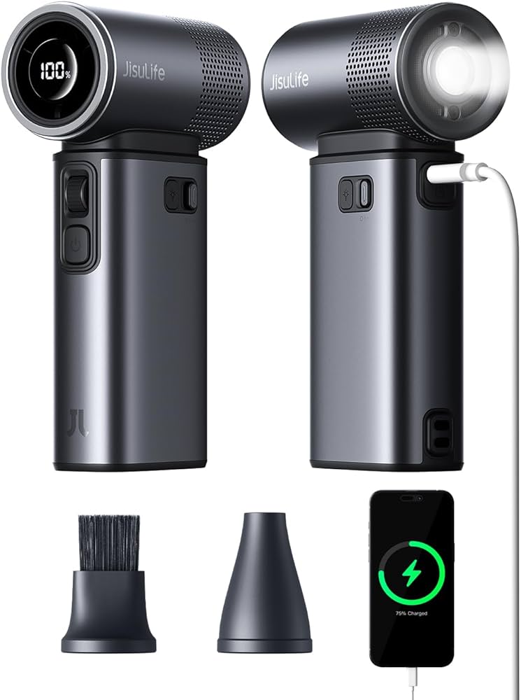 Amazon.com: JISULIFE Portable Handheld Fan Ultra2 9000mAh, Max 25