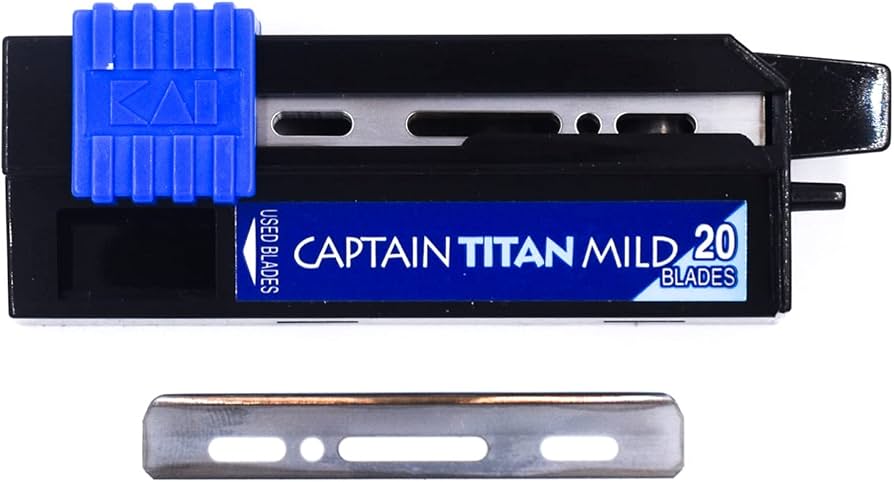 Amazon.co.jp: 貝印 カイキャプテン チタンマイルドブレード20 20