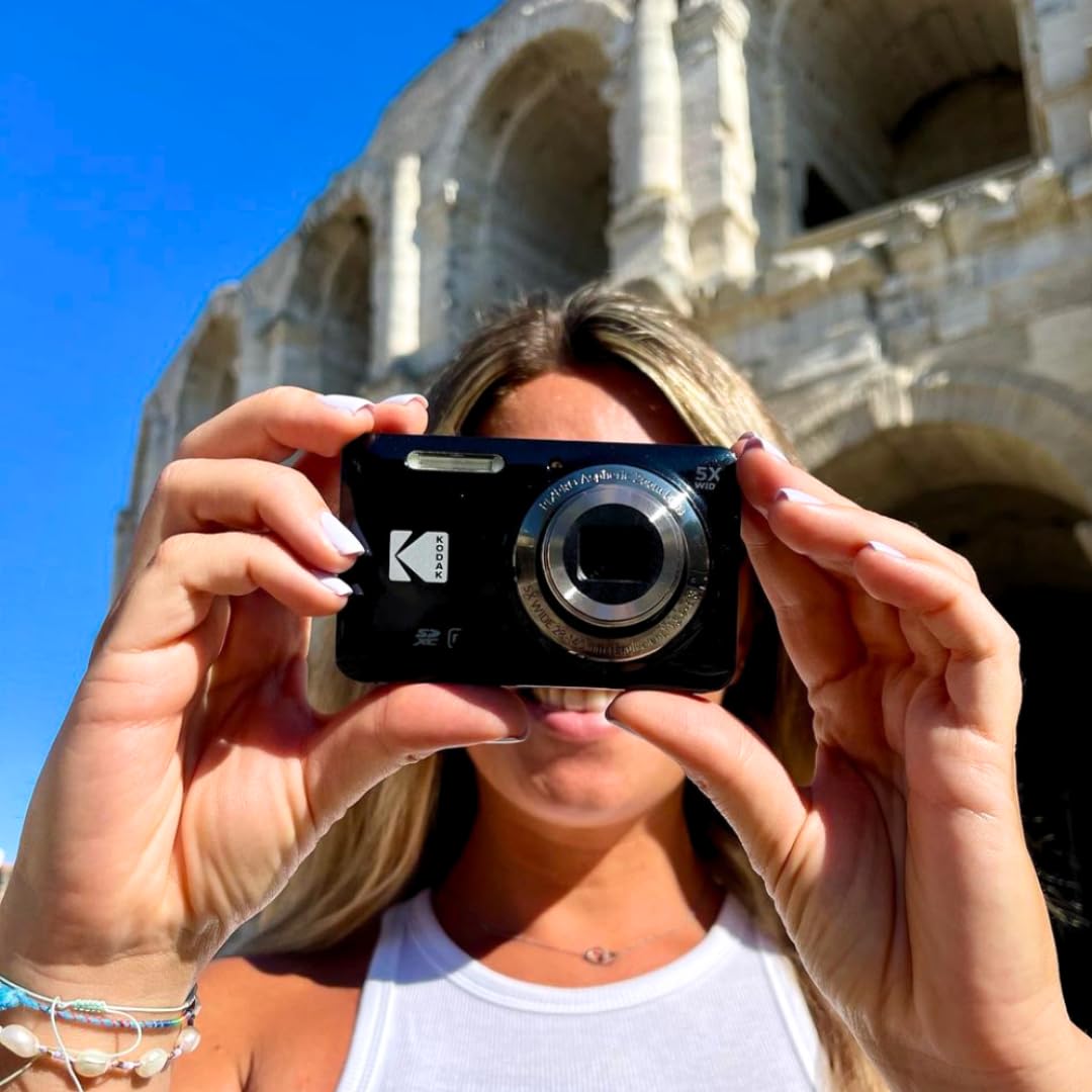 Amazon | KODAK (コダック) PIXPRO 使いやすい ズーム FZ55-BK 16MP