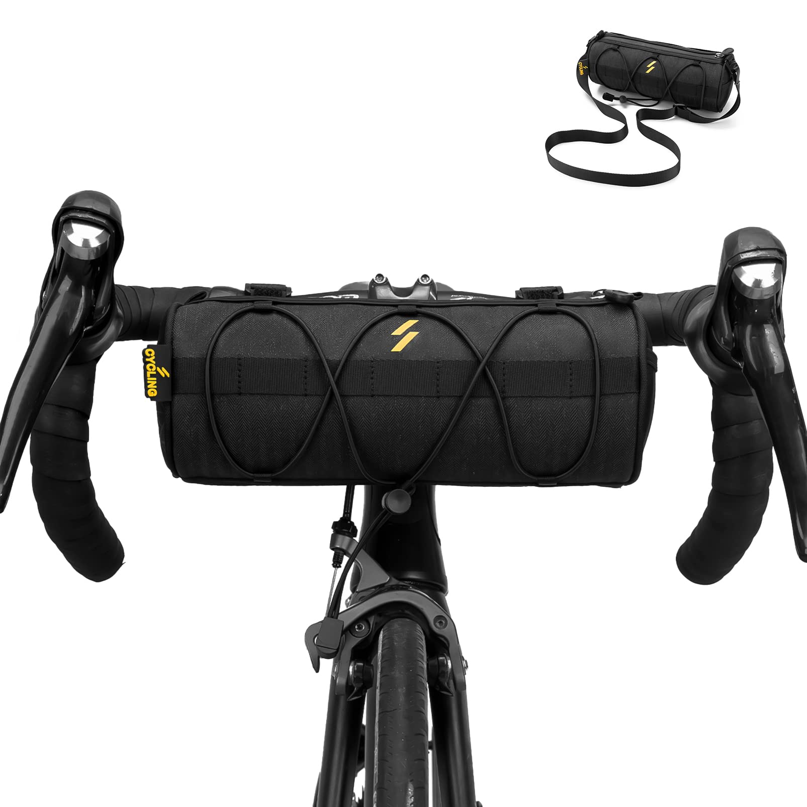 Amazon.co.jp: ROCKBROS 自転車ハンドルバーバッグ 小型 自転車