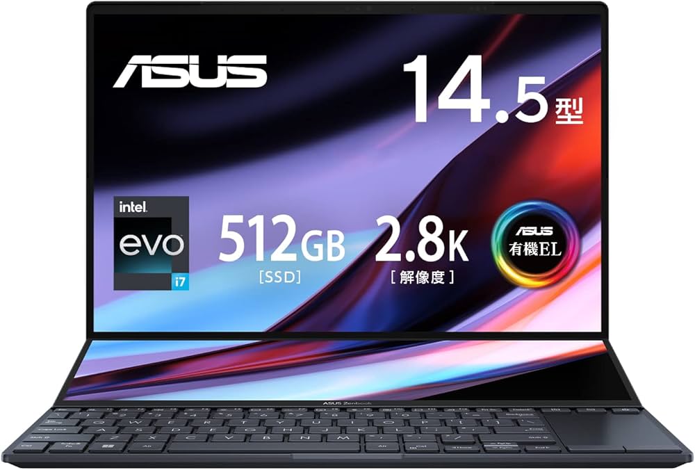 Amazon.co.jp: ASUS ノートパソコン Zenbook Pro 14 Duo UX8402ZA