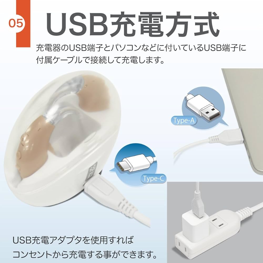 Amazon.co.jp: JTT Online 集音器 しゅうおんき 両耳 片耳 耳掛け型