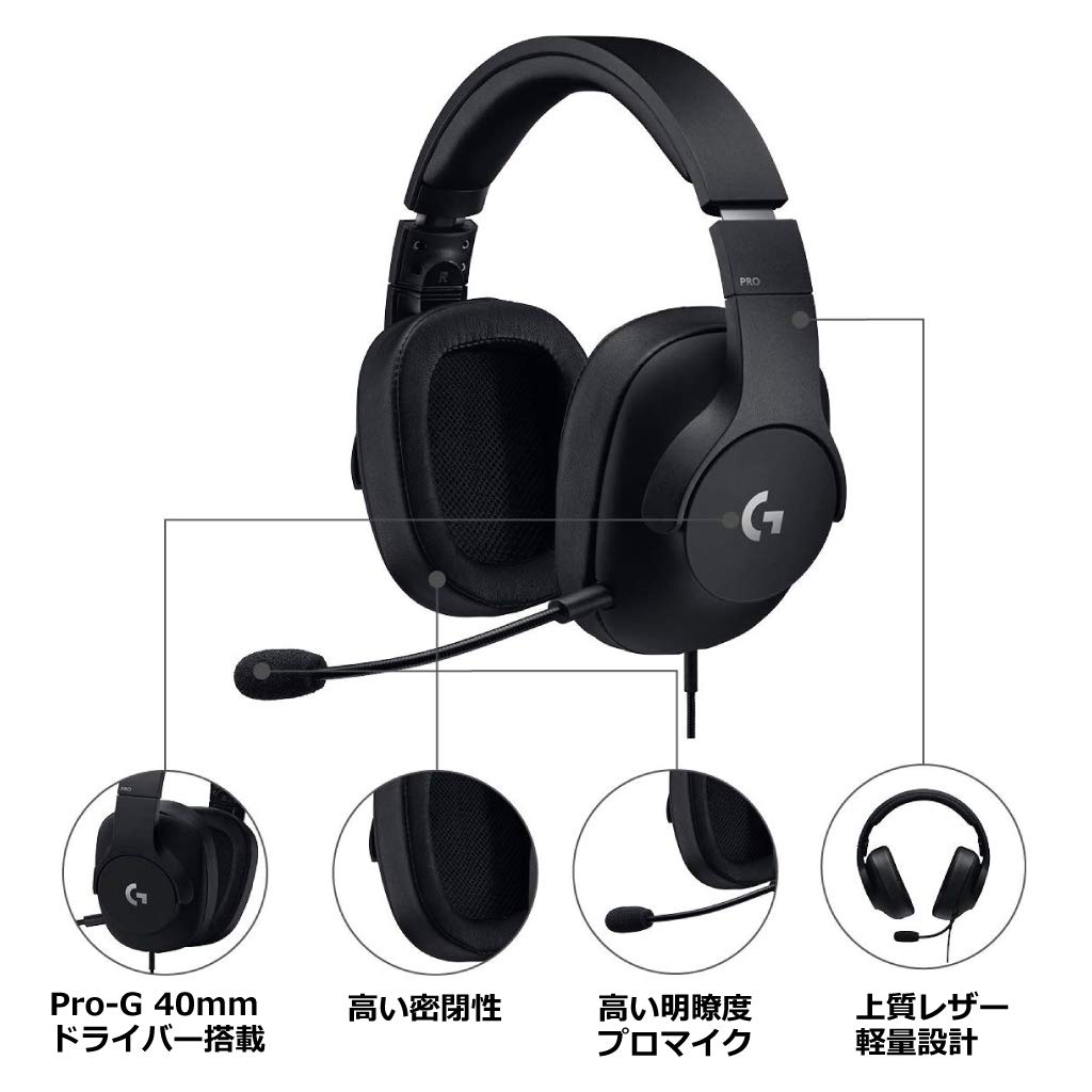 Amazon.co.jp: Logicool G ゲーミングヘッドセット G-PHS-001 ブラック