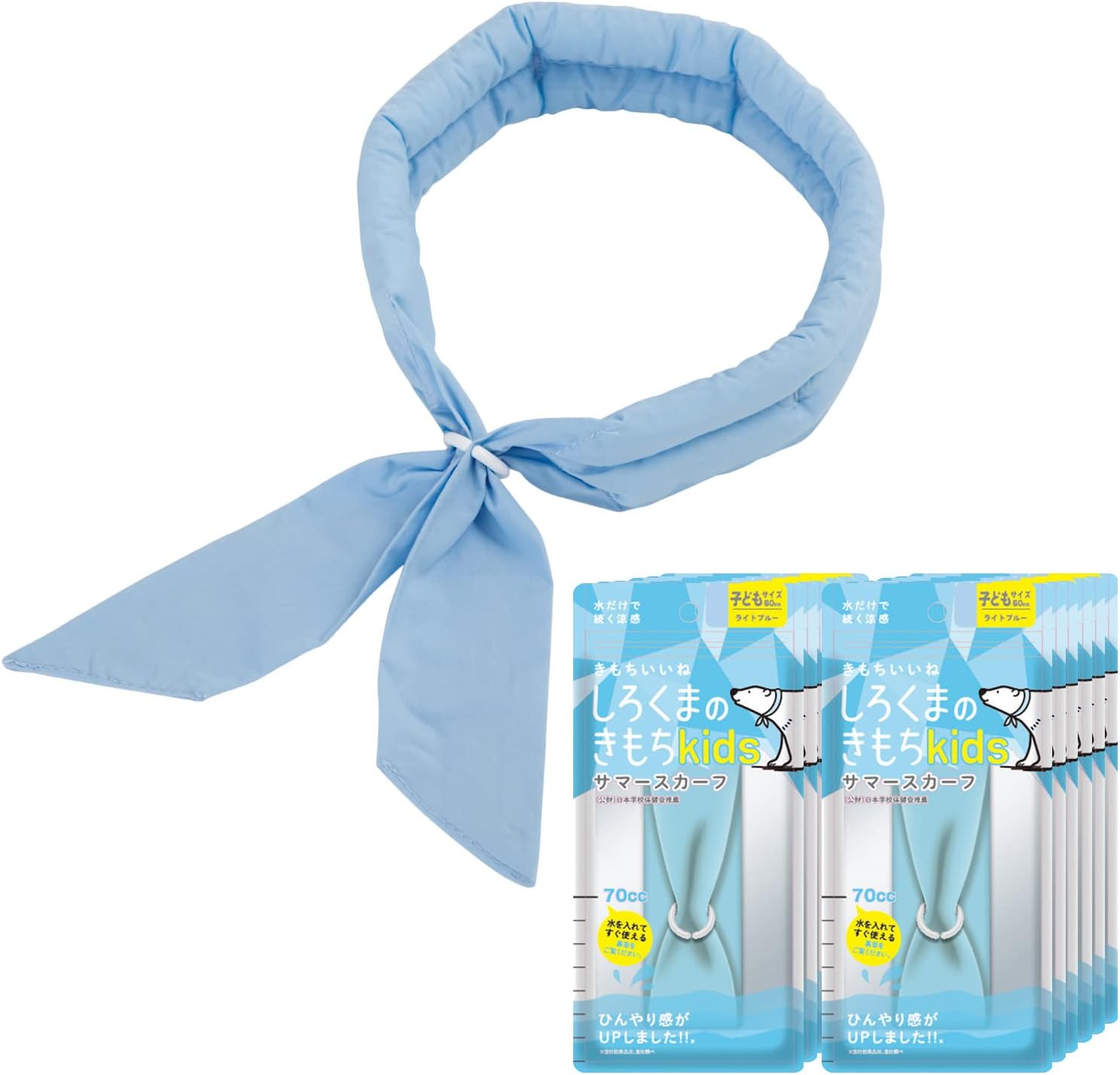 Amazon.co.jp: しろくまのきもち サマースカーフ キッズサイズ ライト